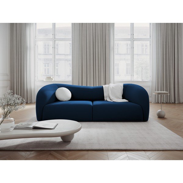 Plava baršunasta sofa 237 cm Santi – Interieurs 86-image-1
