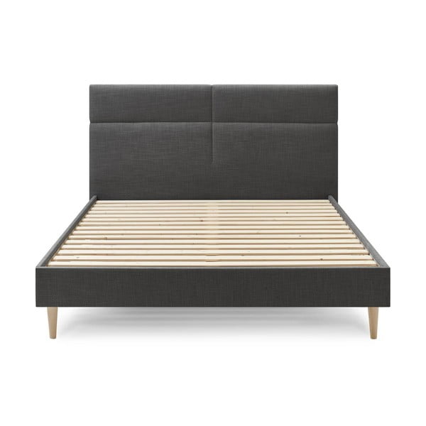 Crni bračni krevet Bobochic Paris Elyna Light, 180 x 200 cm-image-1