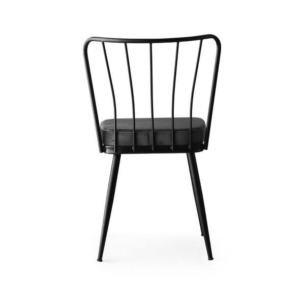 Antracitno sive metalne blagovaonske stolice u setu 2 kom Yildiz – Kalune Design-image-2