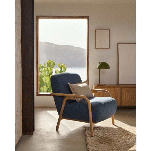 Plava fotelja Sylo – Kave Home-image-1