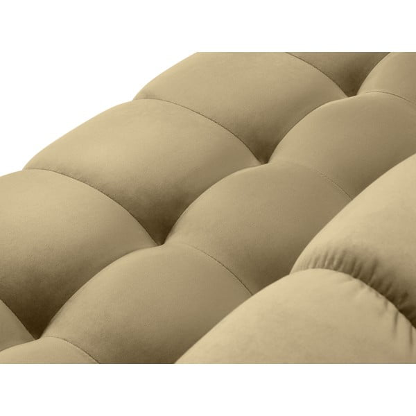 Bež baršunasta sofa Cosmopolitan Design Bali-image-1