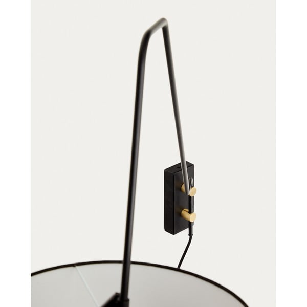 Crna zidna lampa ø 25 cm Jex – Kave Home-image-4