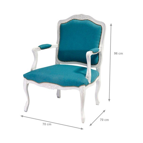 Plavo-bijela Evergreen House Patchwork Ocean stolica-image-4