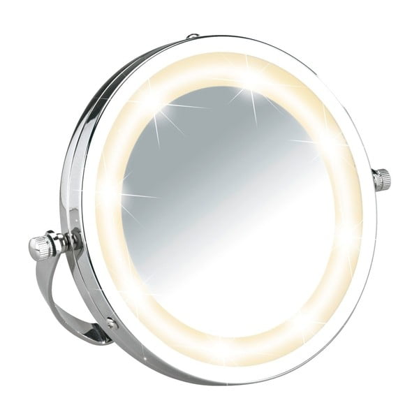 Ogledalo za povećanje s LED rasvjetom Wenko Brolo
