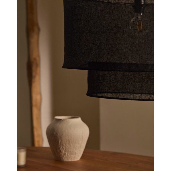 Crno sjenilo ø 60 cm Mariela – Kave Home-image-3