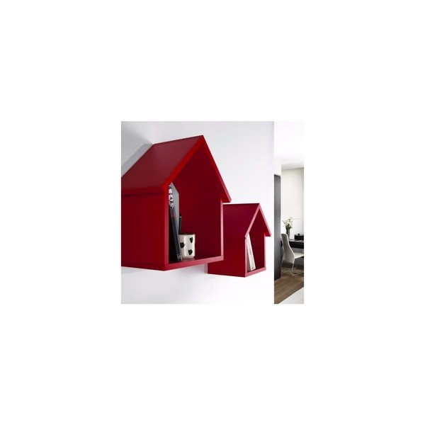 Set od 2 police Maison, crvena-image-1