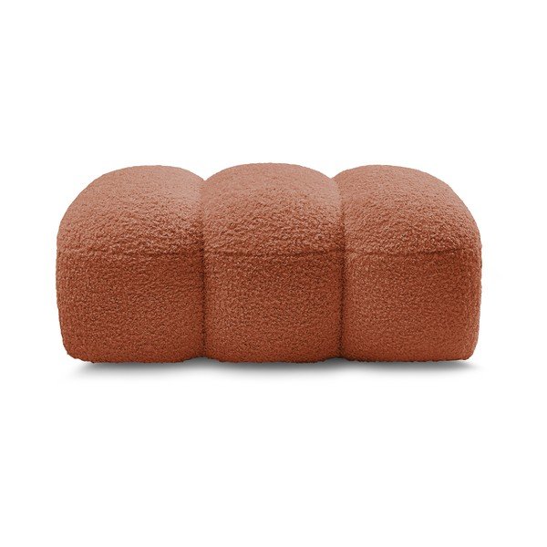Ciglasti tabure od bouclé tkanine Hippolyte – Bobochic Paris