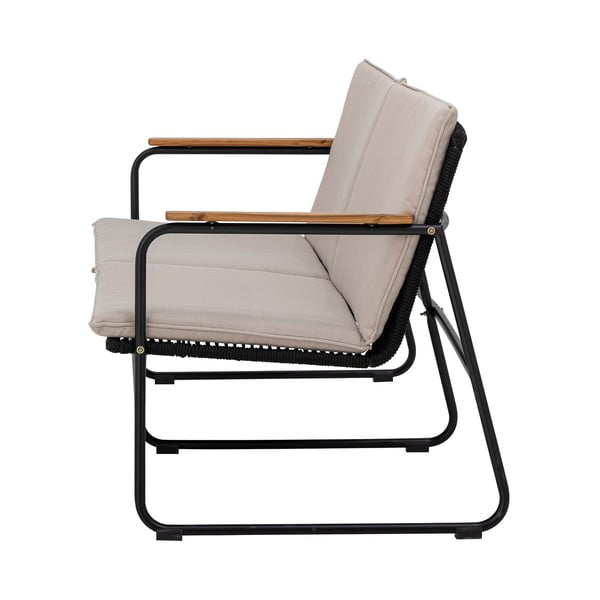 Crno-bež vrtni kauč Hampton - Bloomingville-image-4