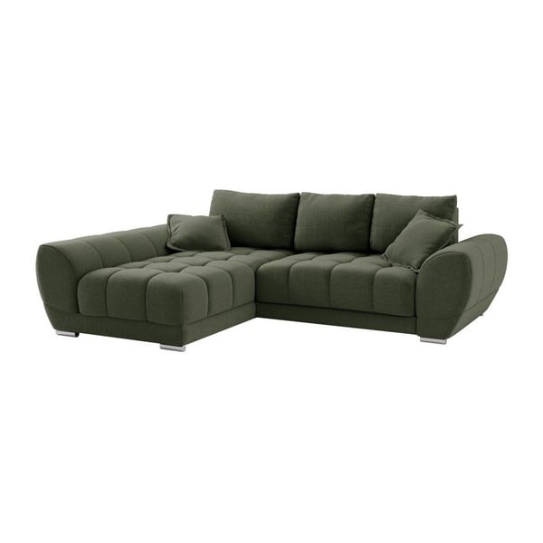Zeleni kauč na razvlačenje Windsor &amp; Co Sofas Cloudlet, lijevi kut