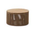 Okrugli vrtni stol s pločom stola od bagrema ø 60 cm Dandara – Kave Home