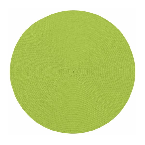 Zeleni okrugli podmetač Tiseco Home Studio Round, ø 38 cm