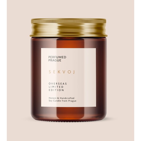 Mirisna svijeća od sojinog voska vrijeme gorenja 40 h Slavic Edition: #64 Sequoia, Eben and Cedar – Perfumed Prague-image-2