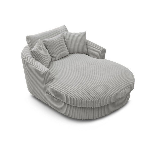 Siva fotelja od samta Belem – Bobochic Paris-image-4