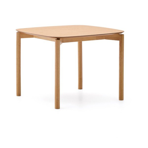 Blagovaonski stol u dekoru jasena 100x100 cm Indara – Kave Home