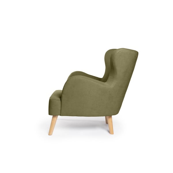 Zelena wing fotelja Noemye – Bonami Selection-image-3