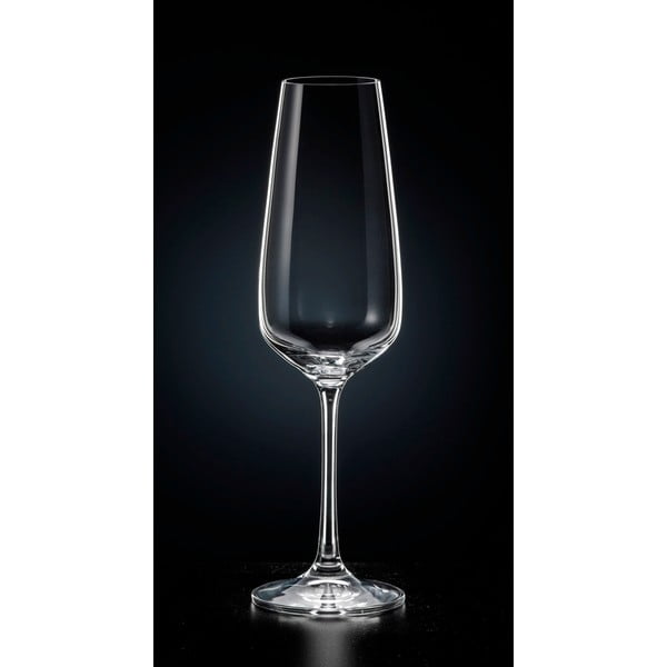 Set od 6 čaša za šampanjac Crystalex Giselle, 190 ml-image-1