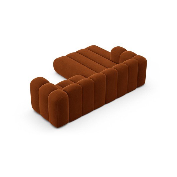 Narančasta kutna garnitura (s lijevim kutom) Lupine – Micadoni Home-image-3