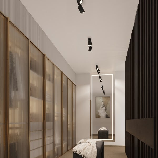 Crni reflektor 6,5x30 cm Gleam – Sollux-image-4