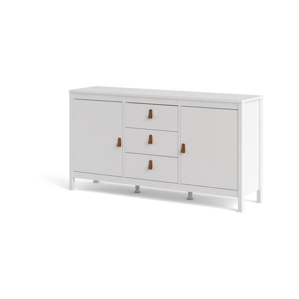 Bijela niska komoda 151x80 cm Madrid – Tvilum-image-3
