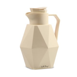Bež termosica Vialli Design Geo, 1 l