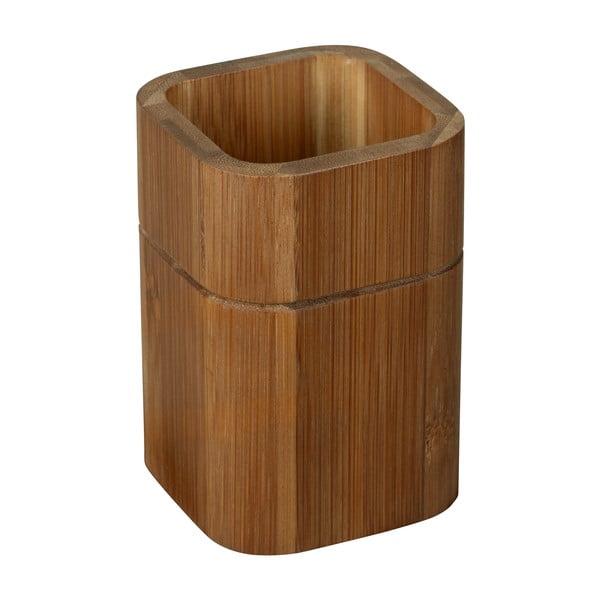 Smeđa čaša za četkice za zube od bambusa Serro – Wenko