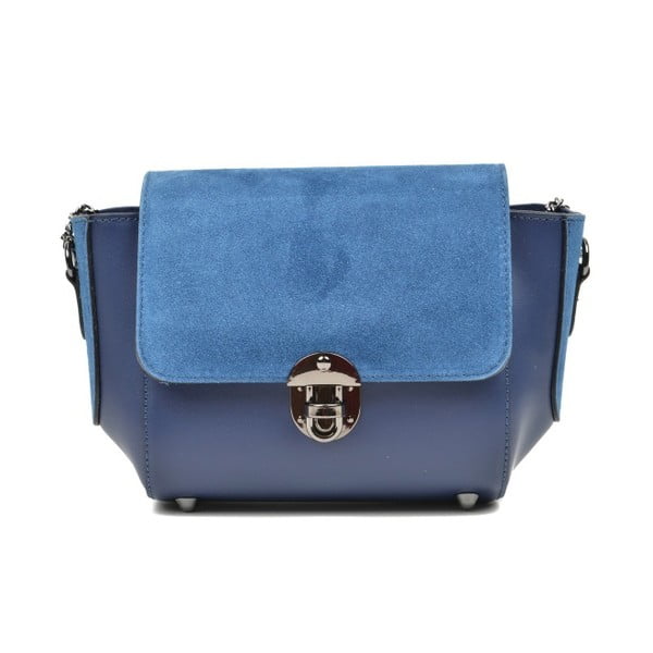 Plava kožna torbica Carle Ferreri Mulleno