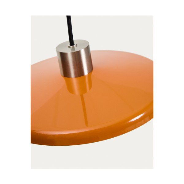 Narančasta viseća svjetiljka s metalnim sjenilom Nuvira – Kave Home-image-2