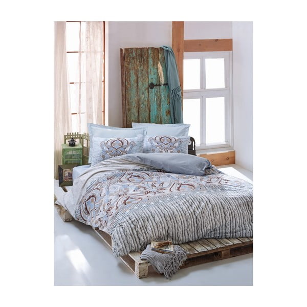 Pamučna posteljina za bračni krevet Verona, 200 x 220 cm