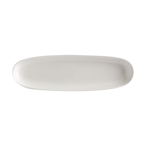 Bijeli porculanski tanjur za posluživanje Maxwell & Williams Basic, 30 x 9 cm