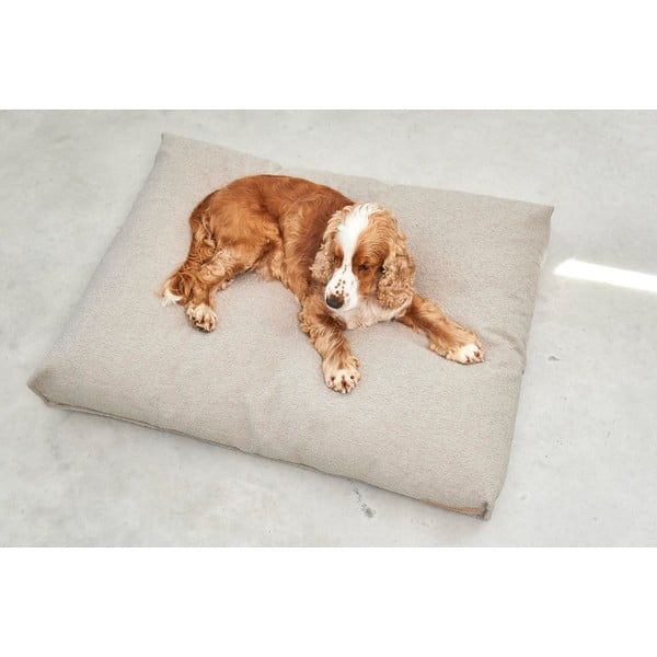 Svjetlo smeđi krevet za pse od boucle tkanine 120x90 cm Mondo Cappuccino L – MiaCara-image-2