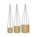 Metalne viseće i zidne navlake za tegle u kompletu 3 kom ø 25 cm Bloom – Hübsch
