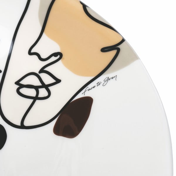 Keramička zdjela za salatu VDE Tivoli 1996 Face to Grey, ø 39 cm-image-1