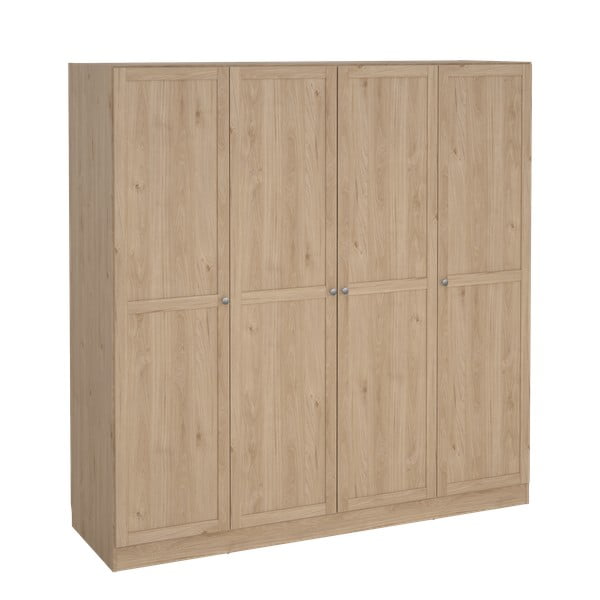 Ormar u dekoru hrasta u prirodnoj boji 195,5x200 cm Billund – Tvilum-image-3