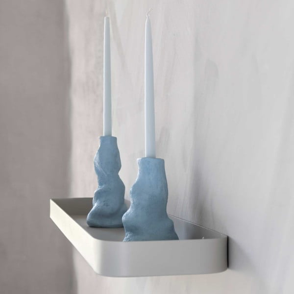 Svijetlo siva željezna zidna kupaonska polica Carry – Mette Ditmer Denmark-image-3