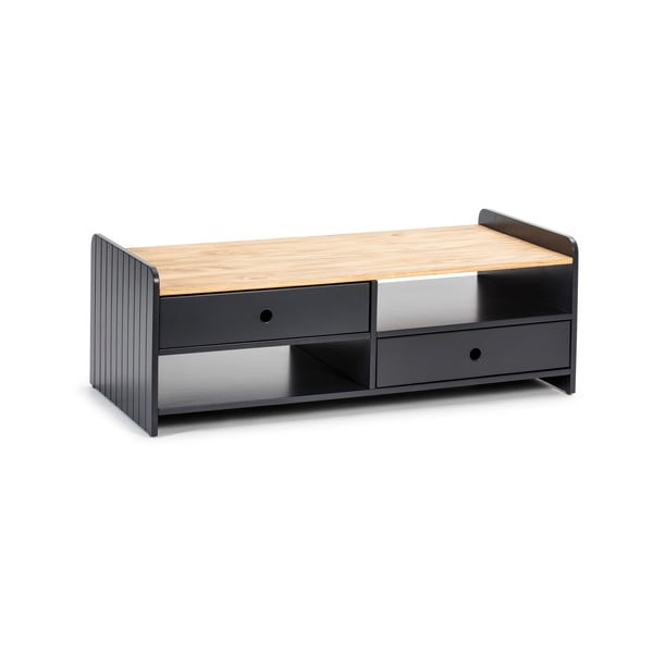 Sivi stolić s pločom od borovog drva Marckeric Monte-image-1