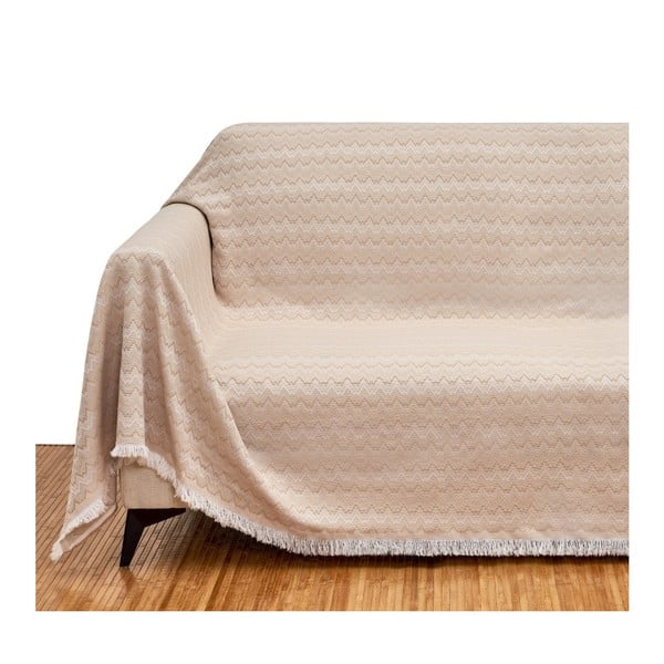 Bež prekrivač za bračni krevet 180x290 cm Up & Down – Casa Selección