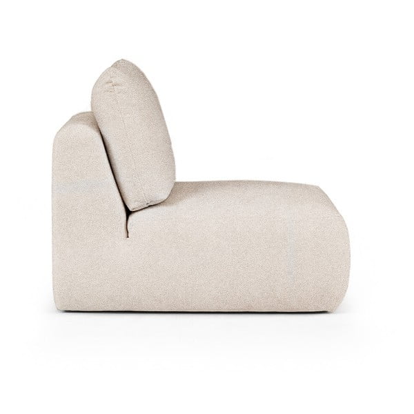 Krem fotelja od bouclé tkanine Mirel – Rodier-image-3