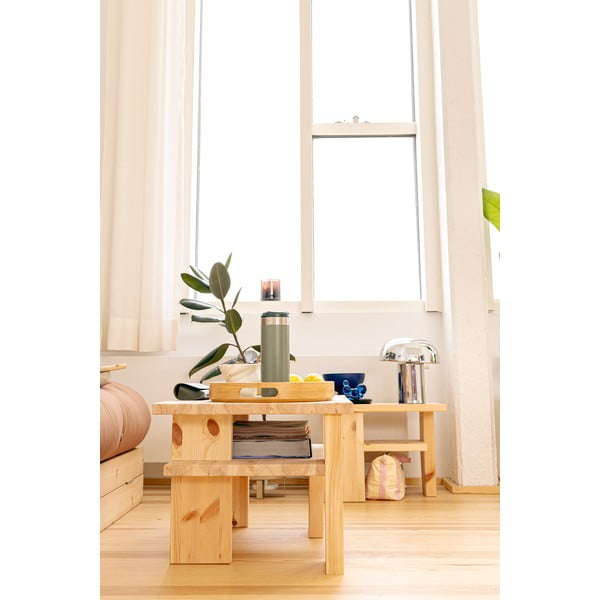 Pomoćni stol od masivnog bora 34x45 cm Japan – Karup Design-image-4