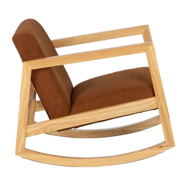Smeđa fotelja za ljuljanje – Ixia-image-2