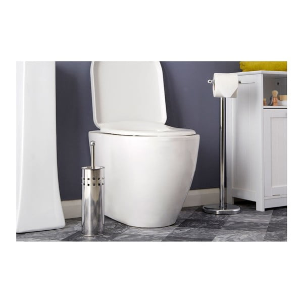 WC četka od nehrđajućeg čelika u mat srebrnoj boji Indy – Premier Housewares-image-1