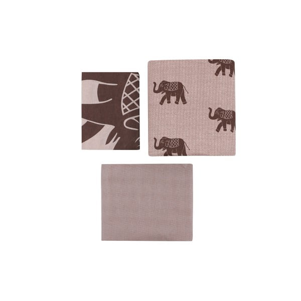 Pamučni prekrivač za bračni krevet s jastučnicom i plahtom Fil, 200 x 235 cm-image-4