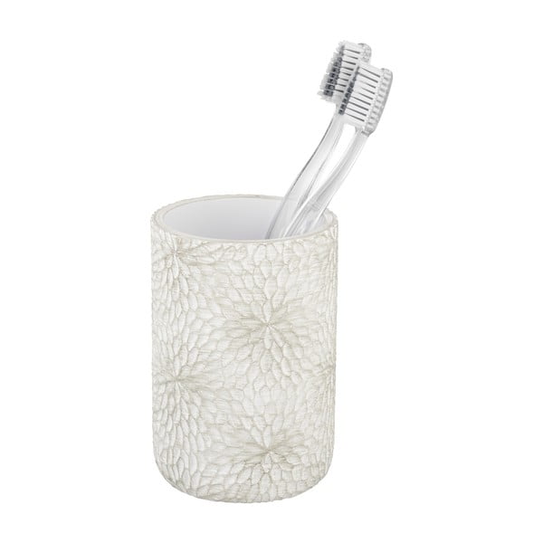 Bijela/u zlatnoj boji čaša za četkice za zube od polyresina Montalfano – Wenko-image-3