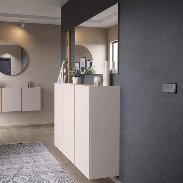 Krem/u prirodnoj boji set za hodnik 168x200x37 cm Libbiano – Germania-image-1