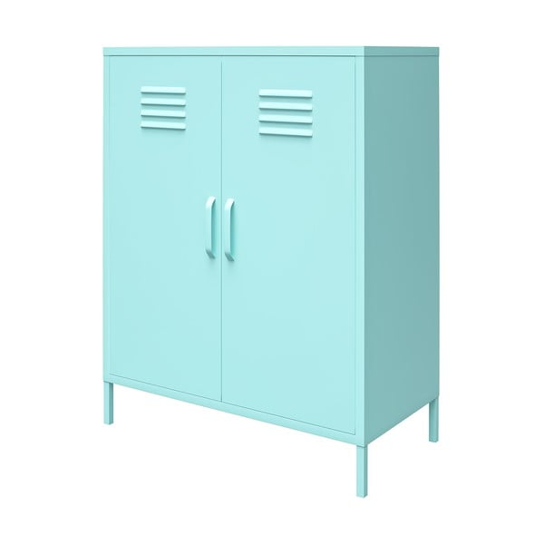 Svjetlo plavi metalni ormar Novogratz Cache, 80 x 102 cm-image-2