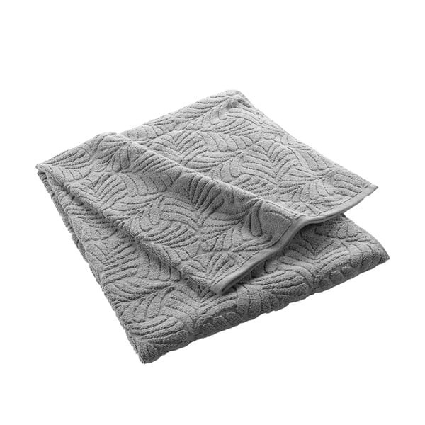 Sivi pamučni ručnik od frotira 90x150 cm Madeira – douceur d'intérieur