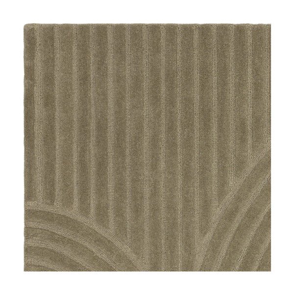 Kaki zeleni vuneni tepih 160x230 cm Hague – Asiatic Carpets-image-4