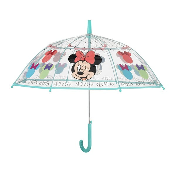 Ambiance Disney Minnie prozirni dječji kišobran otporan na vjetar, ⌀ 74 cm