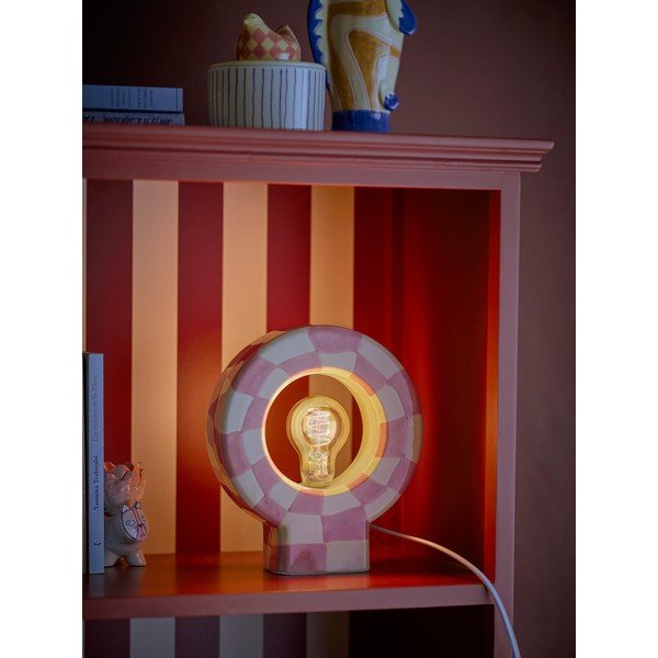 Ružičasta stolna lampa (visina 23,5 cm) Vialini – Bloomingville-image-2