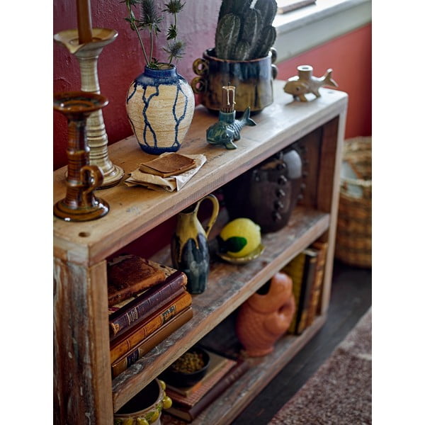 Plava/krem vaza od kamenine (visina 16 cm) Avon – Bloomingville-image-2