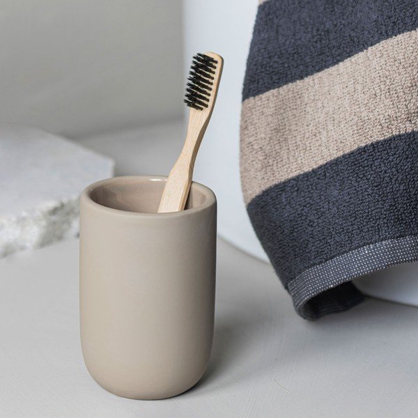 Krem keramička WC četka Lotus - Mette Ditmer Denmark-image-4
